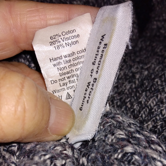 Madewell grey and black pullover sweater. S - Picture 4 of 4